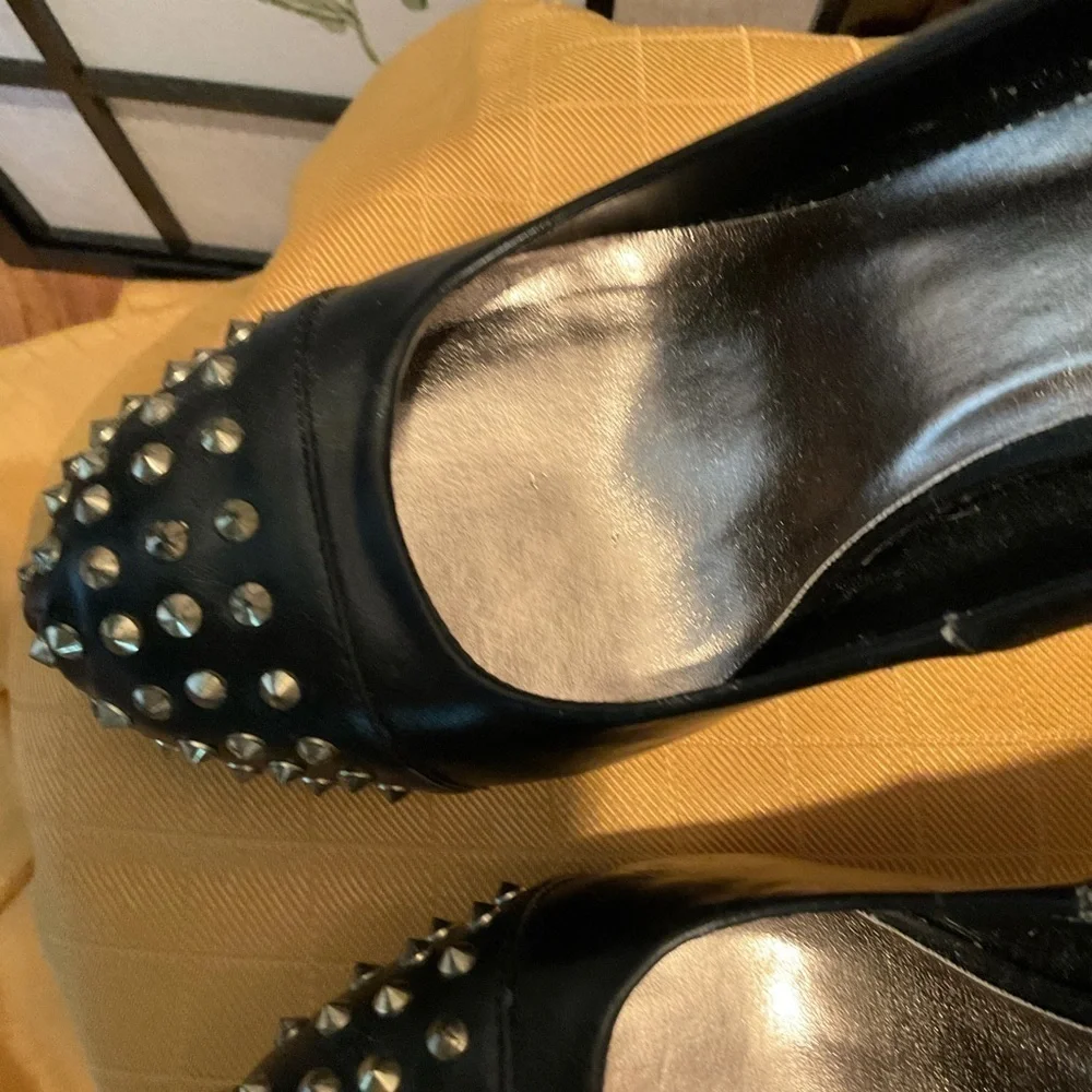Madden Girl Spike Stud Trimmed Heels - Picture 3 of 9
